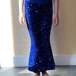 Sequin Blue Bell bottoms